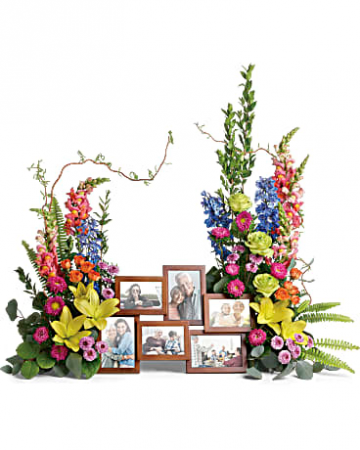 Loving Farewell Photo Tribute Bouquet 