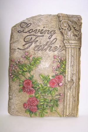 Loving Father Stone With Easel Memorial Stone