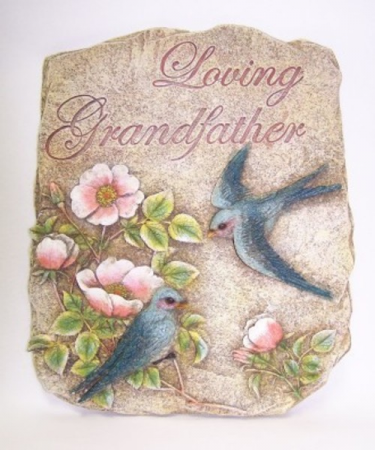 Loving Grandfather Stone With Easel Memorial Stone