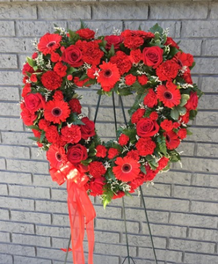 Loving Heart Wreath Sympathy Wreath