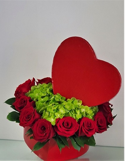 Loving Heart Valentine's Gift Love Arrangement