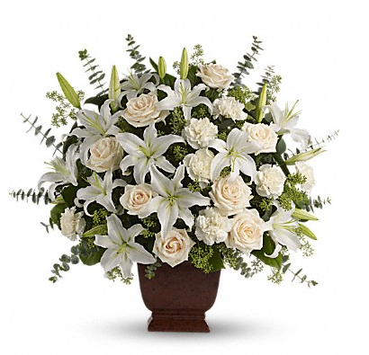 Loving Lilies  Sympathy Arrangement