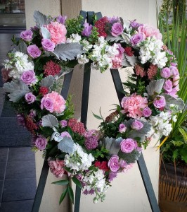 Loving Memories Heart Standing Easel