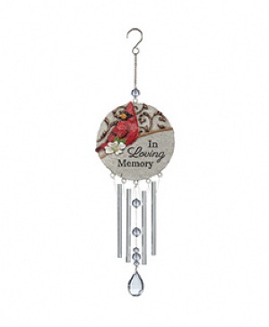 "Loving Memory" Cardinal Comfort  Chimes