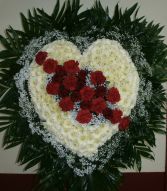 LOVING MEMORY HEART Sympathy Tribute Heart