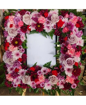 Loving Picture Wreath  sympathy 