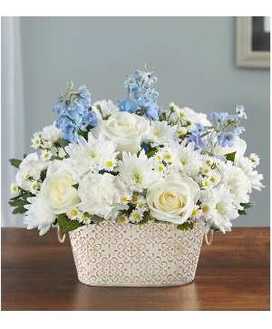 Loving Remembrance Blue & White 