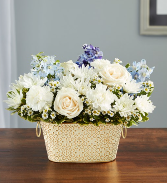 Loving Remembrance Blue & White Funeral