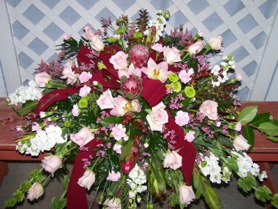 Loving Remembrance Casket Spray