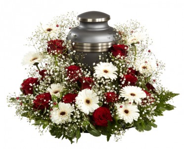 LOVING SEND OFF Encircling Urn Arrangement