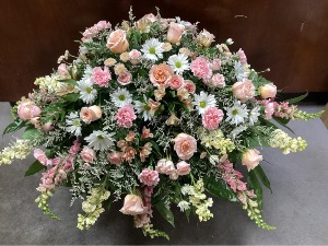 Thoughtful Sentiments Casket Spray