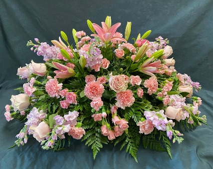 Loving Serenity Casket Spray Arrangement