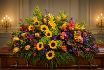 Loving Splender Family Casket Spray