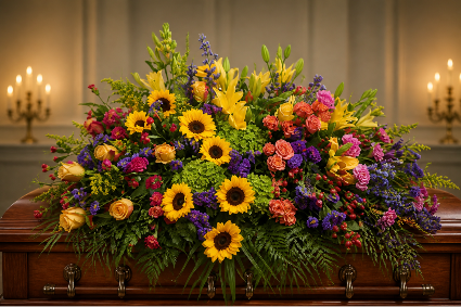 Loving Splender Family Casket Spray