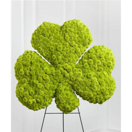 Luck of the Irish Clover Wreath 