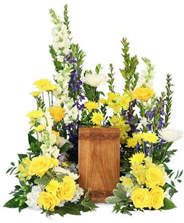 Luminous Legacy Cremation Flowers   (urn not included)  in Albany, NY | Ambiance Florals & Events