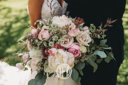 Luscious in Pink & White  Bridal Bouquet