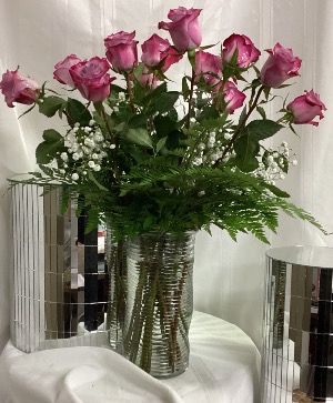 LUSCIOUS LAVENDER  1 DZ ROSES