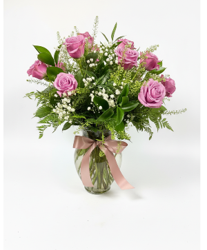 Luscious Lavender roses Dozen roses