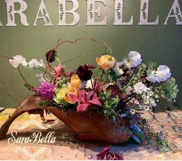 Luscious winter Flower Arrangement in Orinda, CA | SaraBella flower shoppe