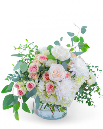 Lush Blush Suede Flower Arrangement
