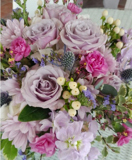 Lush Lavenders Handheld Bridal Bouquet