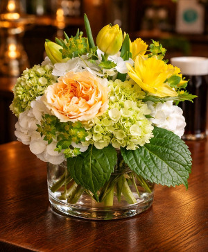 LUSH LEMON DAFFODILS Short Vase Arrangement