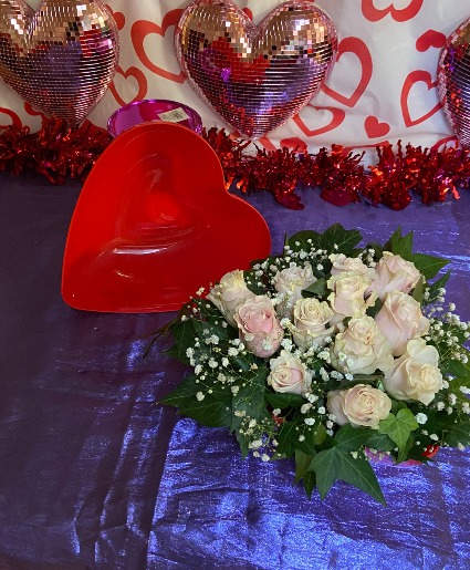 luv and romance rose arrangment