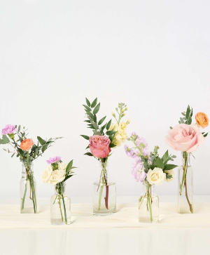 Luxe Glass Budvases - Set of 4 