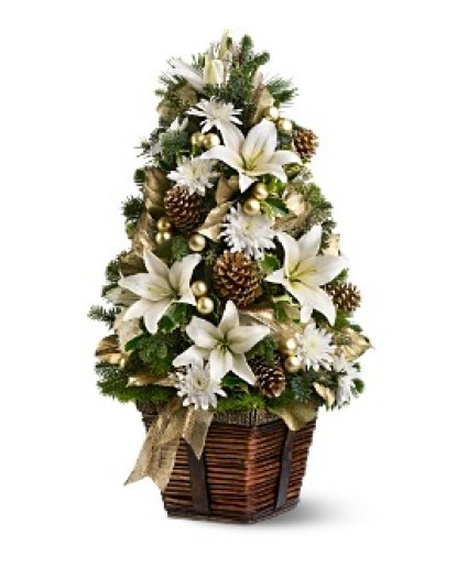 Luxurious Lily Tree Christmas Flowers