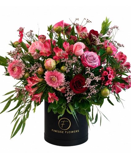 Garden Poetry by Finesse Velvet Box Arrangement
