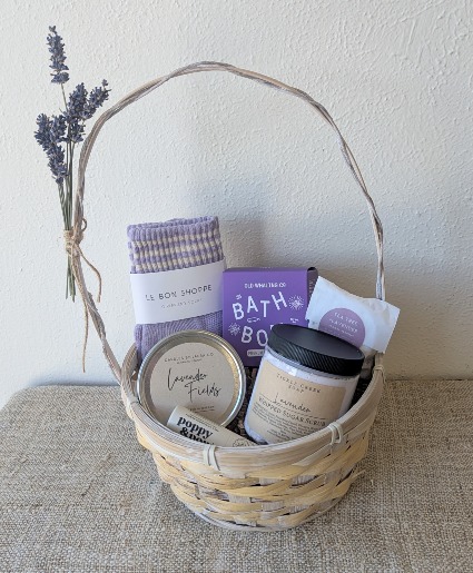 Lavender Fields Spa Basket 