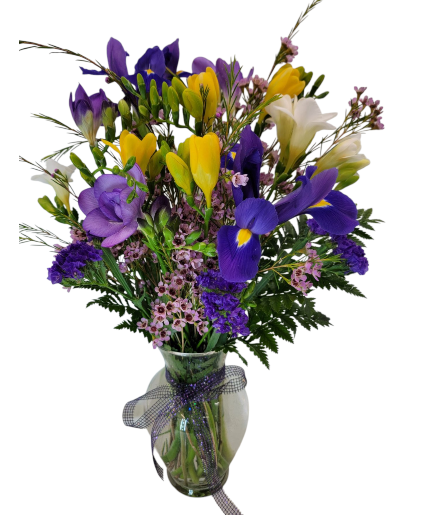  Fragrant Freesia Vase Arrangement 