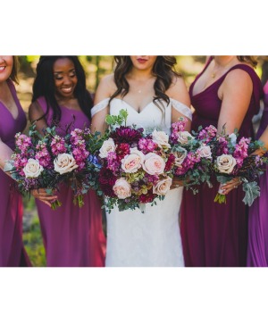 Magenta Magic Bridesmaid Bouquet