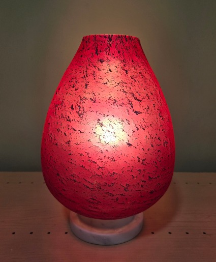 Magenta Round Lamp Memory Lamp