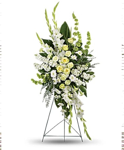 Magnificent Life Spray sympathy arrangements