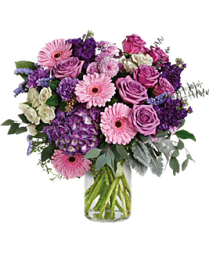 Magnificent mauves bouquet  