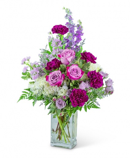 Majestic Garden Vase Funeral Arrangement