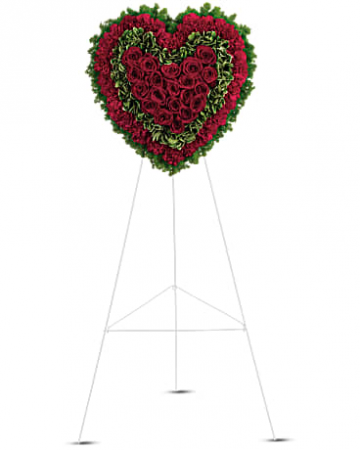 Majestic Heart Standing Spray