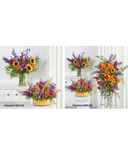 Majestic Memento Bundles Memorial Arrangements