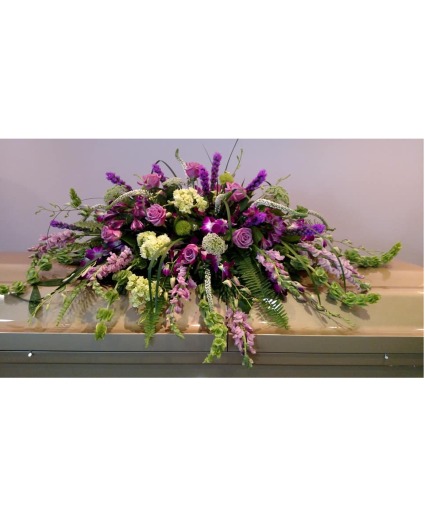 Majestic Purples  Casket Spray 