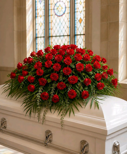 MAJESTIC RED CASKET SPRAY