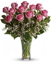 Pink Roses Dozen Long Stemmed Pink Roses Bouquet