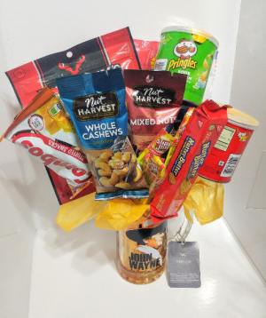 Man Mug Snack Bouquet