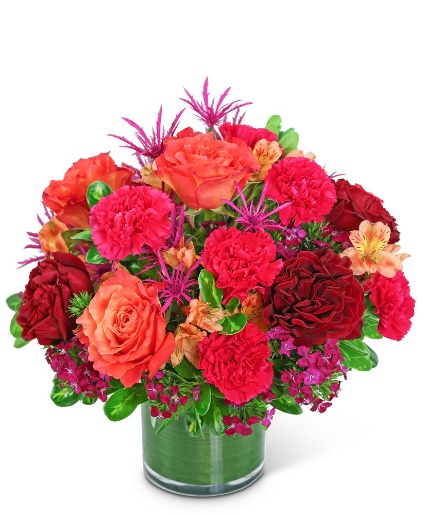Mango Luxe Flower Arrangement