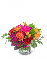 Mango Sunrise Flower Arrangement