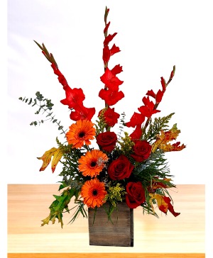 Maple Memories  Wooden Box Arrangement