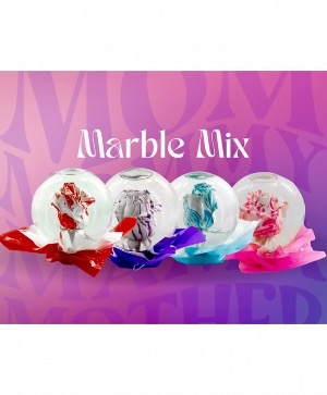Marble Rose Globe Long lasting rose