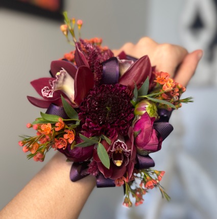 Maroon Midnight Corsage Corsage