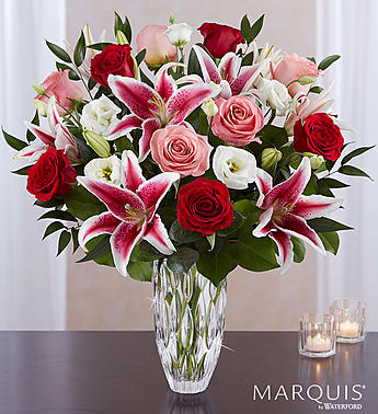 Marquis by Waterford Blushing Rose and Lily  